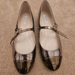 Cole Haan Shoes | Cole Haan Grand Os Phoenix Metallic Leather Casual Mary Jane B